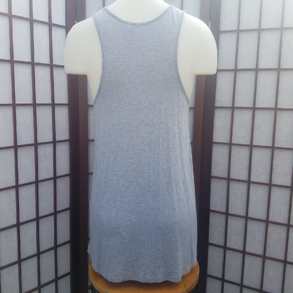 MIAMI GRAY AND WHITE TANK TOP SIZE L - Picture 4 of 8